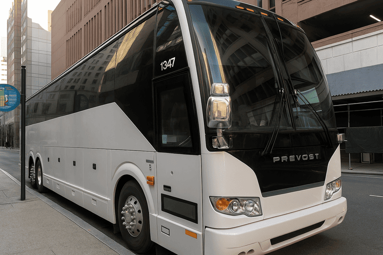 a Surprise Shuttle Bus Rentals coach bus