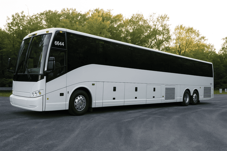 exterior of Surprise Shuttle Bus Rentals coach bus